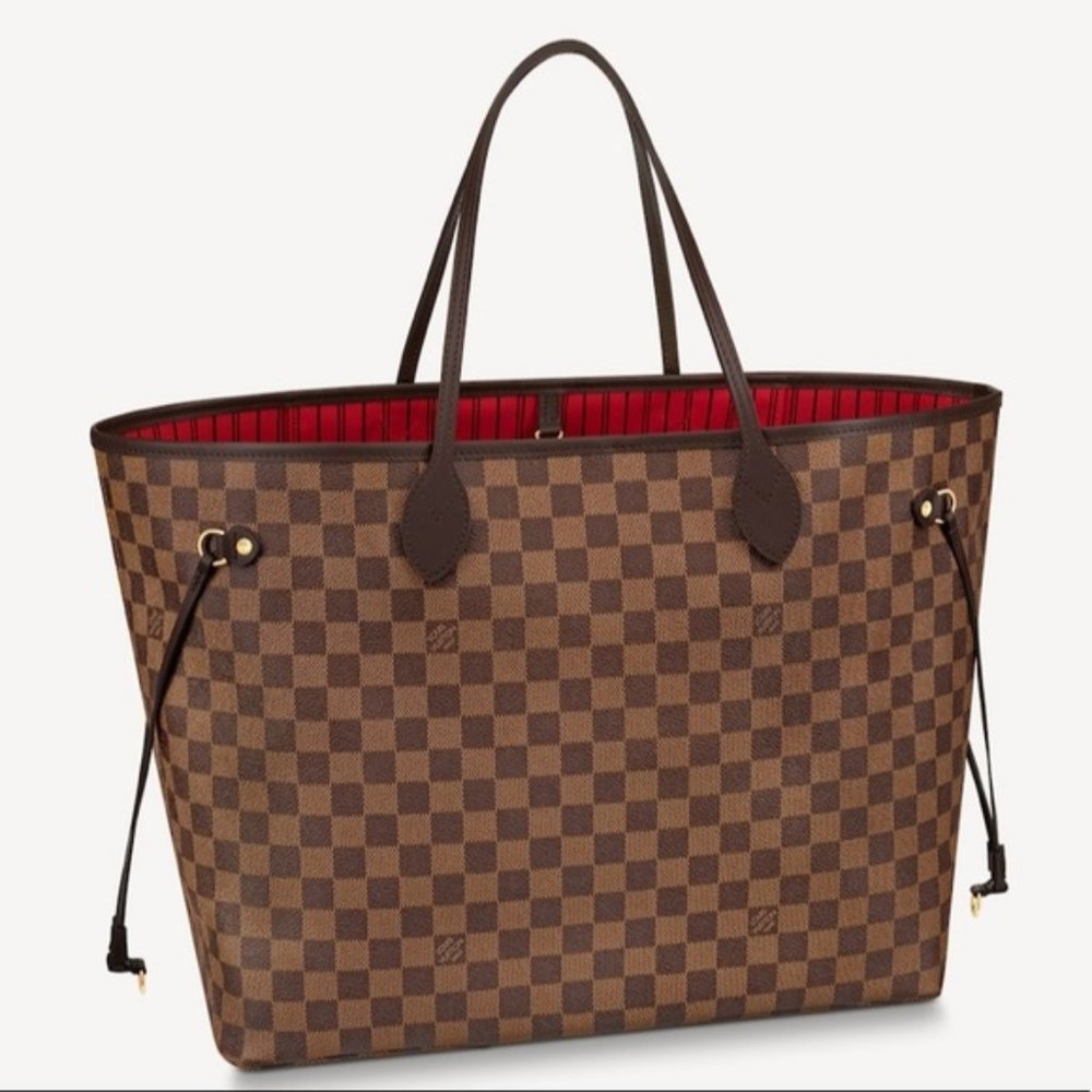Extra large Neverfull GM Damier Ebene